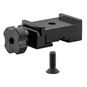 Pied aluminium monobloc à rail de 11mm pour compensateur. — vue 2