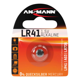 Pile Alcaline LR41 - 1.5 volts - Ansmann — vue 2