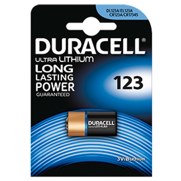 Pile Lithium CR123 3 volts - Duracell — vue 2