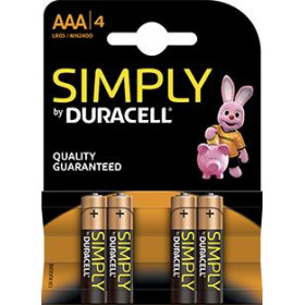 Piles alcalines AAA LR03 1,5 volt - Duracell — vue 2