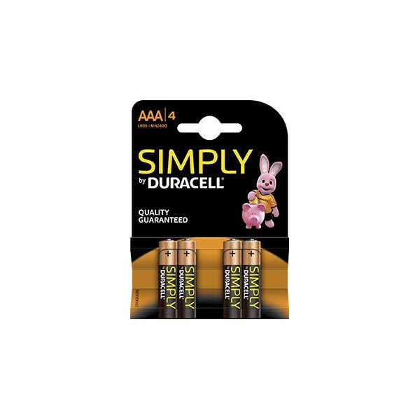 Piles alcalines AAA LR03 1,5 volt - Duracell — vue 2