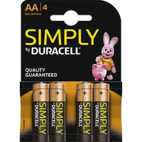 Piles alcalines AA LR6 1,5 volt - Duracell — vue 2