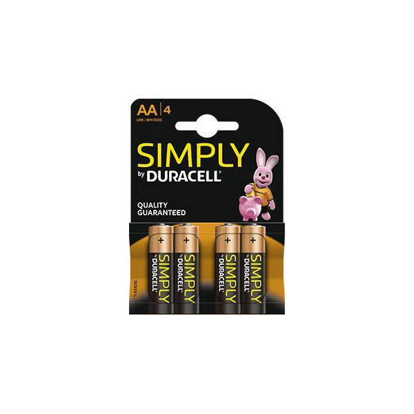 Piles alcalines AA LR6 1,5 volt - Duracell — vue 2
