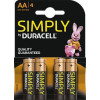 Piles alcalines AA LR6 1,5 volt - Duracell — vue 2