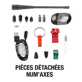 Num’Axes batteries rechargeables 18650 x4