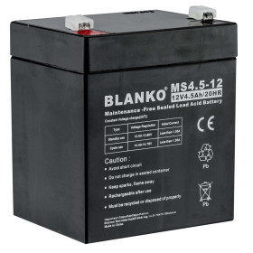 Batterie rechargeable MS4,5-12 12 volts pour agrainoir gamme feeder