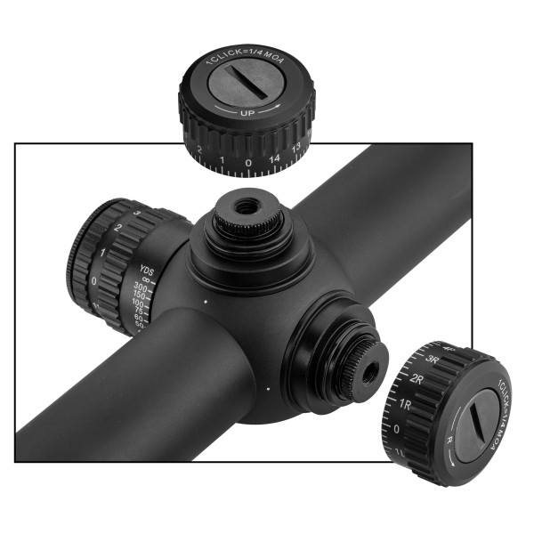 Lunette RTI 6-24X50 FFP réticule CBR — vue 6