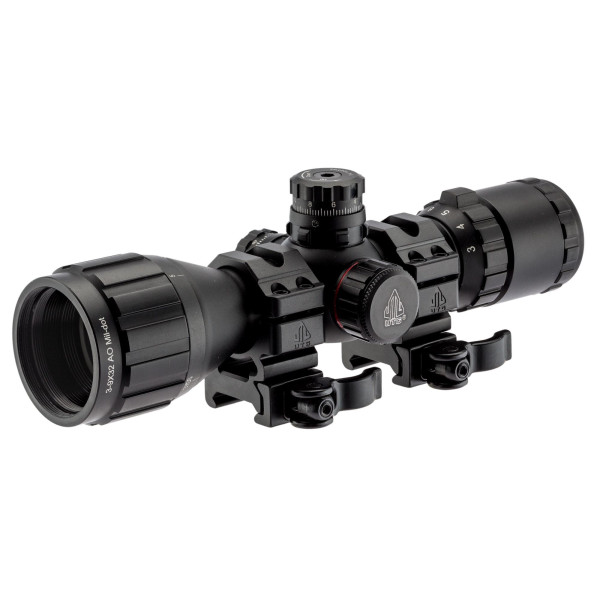 Lunette de tir Mildot illuminée 3-9 x 32 mm - Rouge/verte — vue 4