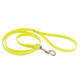 Laisse 1,20 m Biothane jaune fluo pour chien - Country