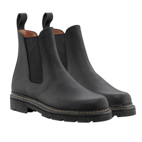 Chaussures en cuir QUERCY -Noire