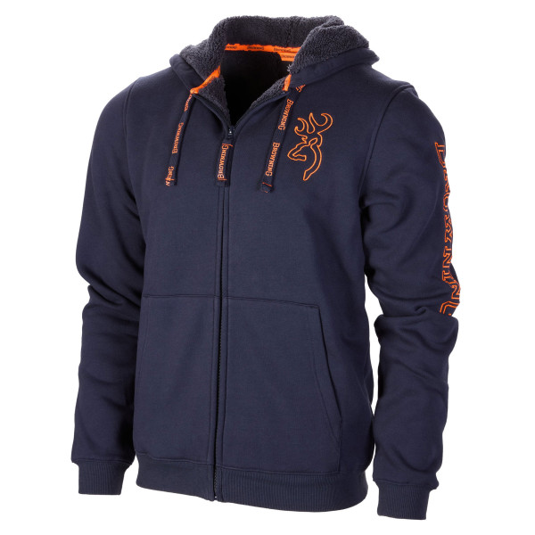 Sweatshirt Warm Snapshot Bleu - Browning — vue 4