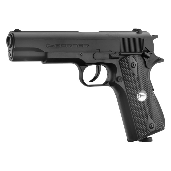 Pistolet CO2 culasse fixe BORNER CLT 125 Cal. 4.5mm BB's — vue 2