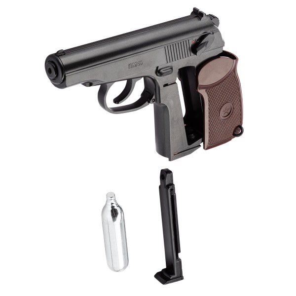 Pistolet CO2 culasse fixe BORNER PM49 Makarov Cal. 4.5mm BB's — vue 2