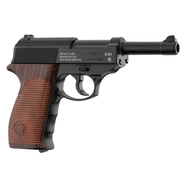 Pistolet CO2 culasse fixe BORNER C41 P38 Cal. 4.5mm BB's — vue 2