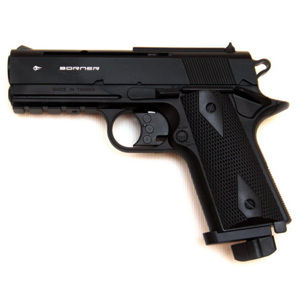 Pistolet CO2 culasse fixe BORNER WC 401 Cal. 4.5mm BB's — vue 3