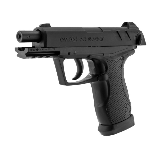 Pistolet CO2 GAMO C15 blowback Cal. 4,5 mm — vue 2
