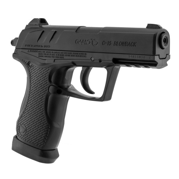 Pistolet CO2 GAMO C15 blowback Cal. 4,5 mm — vue 3