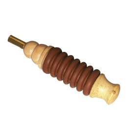 Appeau grive caoutchouc marron blister