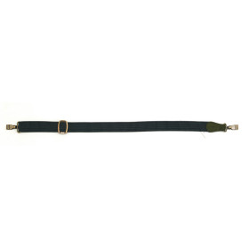 Bretelle elastique mousqueton sur cuir