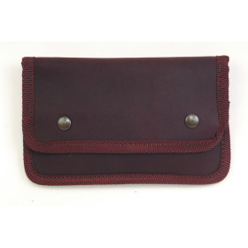 Etui cartouchiere 10 balles toile impermeable marron