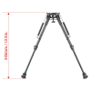 Bipied 9-13.5 Carbon Grenadiere Rail Weaver Pieds Retractables 6N — vue 4