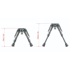 Bipied 6-9 Carbon Grenadiere Rail Weaver Pieds Retractables 6N — vue 4