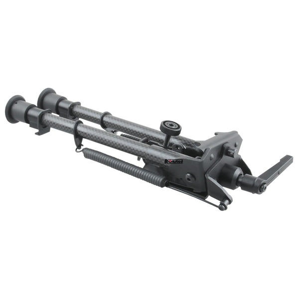 Bipied 9-13.5 Carbon Grenadiere Rail Weaver Pieds Retractables — vue 3