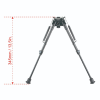 Bipied 9-13.5 Carbon Grenadiere Rail Weaver Pieds Retractables — vue 7