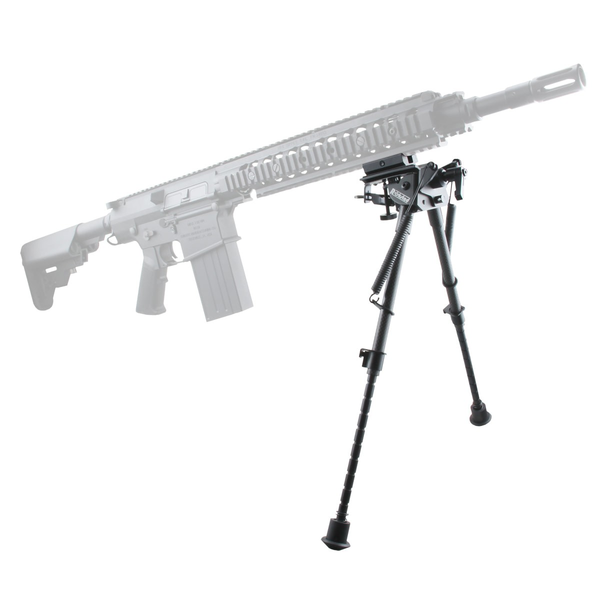 Bipied 9-13.5 Carbon Grenadiere Rail Weaver Pieds Retractables — vue 10