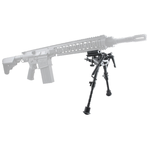 Bipied 6-9 Carbon Grenadiere Rail Picatinny Pieds Retractables — vue 4
