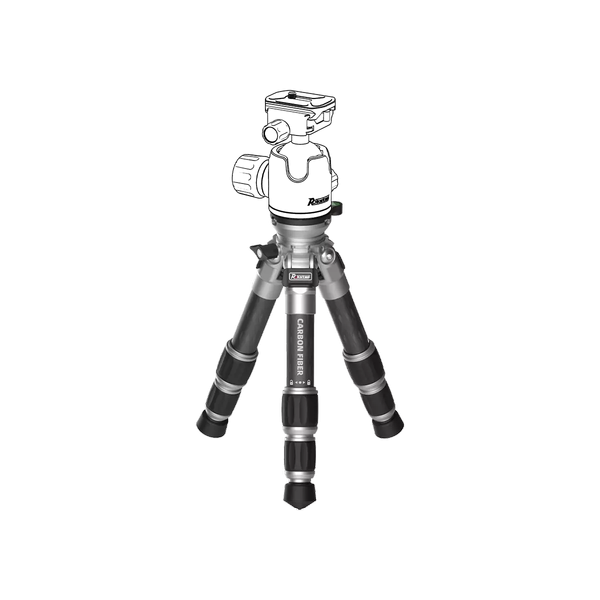 Tripod Carbone Bas 3 Sections Max 38cm — vue 5