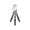 Tripod Carbone Bas 3 Sections Max 38cm — vue 5