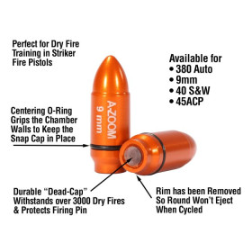 Douilles amortisseur oranges 9mm x2 — vue 2
