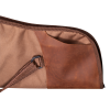 Fourreau fusil toile marron et cuir — vue 3