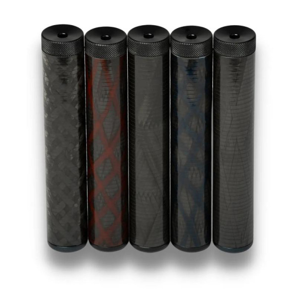 Silencieux Adamantium 150 Diam 27 Noir- Fibre Rouge — vue 2