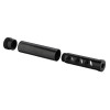 Silencieux Adamantium Micro 114 Diam 27 Noir -Fibre Rouge