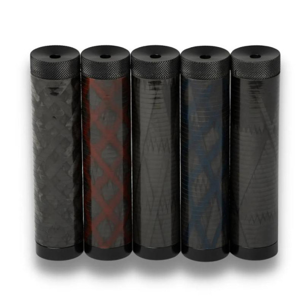 Silencieux Adamantium Micro 114 Diam 27 Noir -Fibre Rouge — vue 2