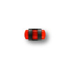 Guidon fluo rouge ajoure M2.6 D3.5 L8