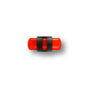 Guidon fluo rouge ajoure M2.6 D3.5 L10