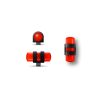 Guidon Fluo Rouge Ajouré M3.5 D3.5 L10 — vue 2