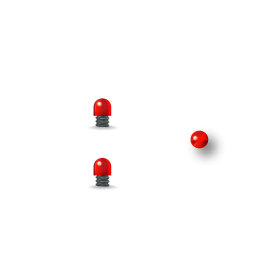 Guidon Intermediaire Rouge D2.2 — vue 2