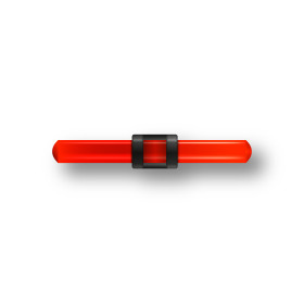 Guidon fluo rouge ajoure M2.6 D2 L17.5
