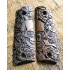 Plaquettes bois PT1911 Skull — vue 5