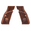 Plaquettes bois CZ Shadow nid d'abeille Punisher