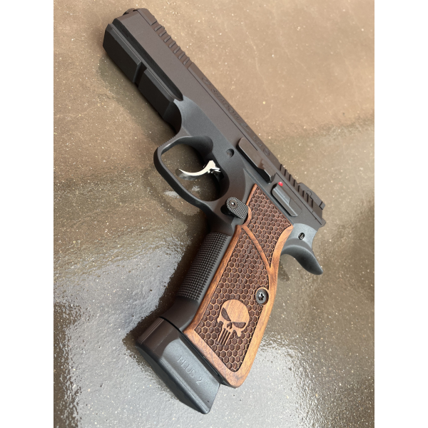 Plaquettes bois CZ Shadow nid d'abeille Punisher — vue 2