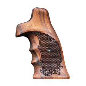 Poignée bois ergonomique revolver S&W carcasse N — vue 2