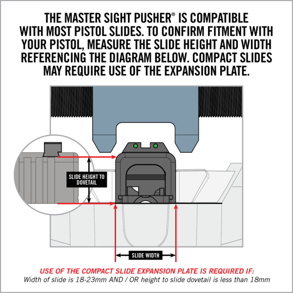 Outil de demontage organes de visee Sight Pusher — vue 5
