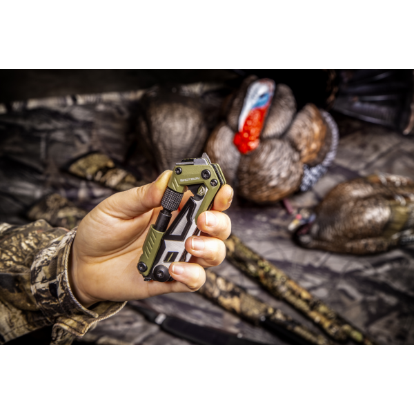 Outil multifonction fusil — vue 3