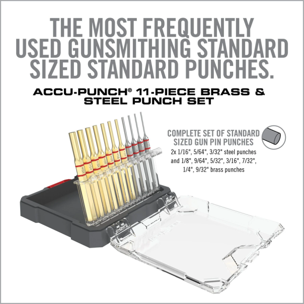 Set standard chasse-goupille 11 pièces laiton & acier — vue 3