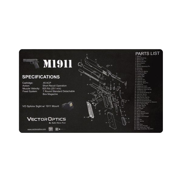 Tapis de travail M1911 — vue 2